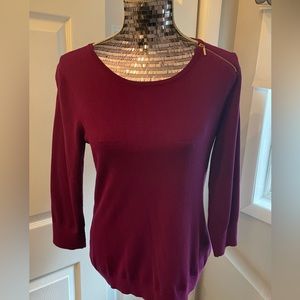 Cable & Gauge 3/4 sleeve sweater